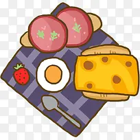 手绘精美食物免扣元素-空若网 手绘精美食物免扣元素-空若网