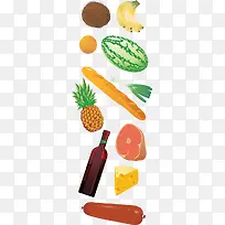 矢量手绘食物-空若网 矢量手绘食物-空若网