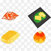 矢量手绘食物-空若网 矢量手绘食物-空若网