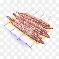 卡通手绘食物插画-空若网 卡通手绘食物插画-空若网