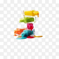 彩色指甲油瓶-空若网 彩色指甲油瓶-空若网