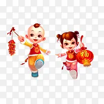 卡通童男童女-空若网 卡通童男童女-空若网