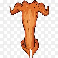 创意手绘煮熟的食物-空若网 创意手绘煮熟的食物-空若网