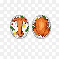 手绘食物煮熟的食物-空若网 手绘食物煮熟的食物-空若网