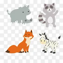手绘野生动物-空若网 手绘野生动物-空若网