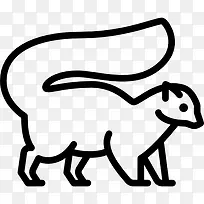 臭鼬图标-空若网 臭鼬图标-空若网