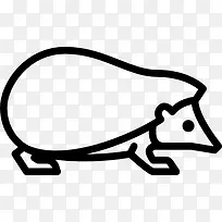 刺猬图标-空若网 刺猬图标-空若网