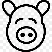 猪图标-空若网 猪图标-空若网