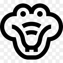 鳄鱼图标-空若网 鳄鱼图标-空若网