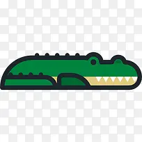 鳄鱼图标-空若网 鳄鱼图标-空若网