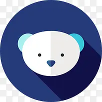 北极熊图标-空若网 北极熊图标-空若网