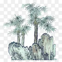 古树奇石设计图-空若网 古树奇石设计图-空若网