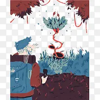 创意插画背景-空若网 创意插画背景-空若网