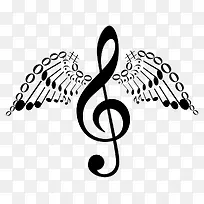 黑色音乐符号设计-空若网 黑色音乐符号设计-空若网