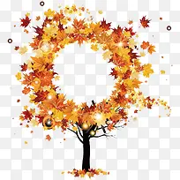 创意枫叶树-空若网 创意枫叶树-空若网