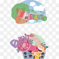 树屋字母-空若网 树屋字母-空若网