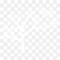 白色朦胧创意树枝设计-空若网 白色朦胧创意树枝设计-空若网