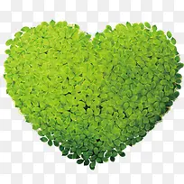 爱心创意树叶造型-空若网 爱心创意树叶造型-空若网