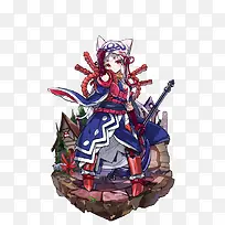 可爱蓝色服饰美女-空若网 可爱蓝色服饰美女-空若网