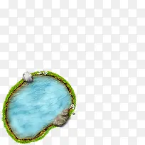 手绘泳池俯视创意-空若网 手绘泳池俯视创意-空若网