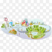 卡通创意花园-空若网 卡通创意花园-空若网