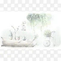 手绘花园-空若网 手绘花园-空若网