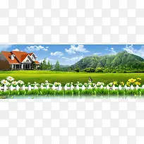 花园背景-空若网 花园背景-空若网