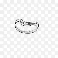 手绘热狗-空若网 手绘热狗-空若网