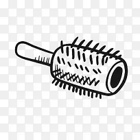 手绘狗梳子-空若网 手绘狗梳子-空若网