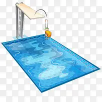 长方形的游泳池-空若网 长方形的游泳池-空若网