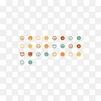 彩色卡通表情包-空若网 彩色卡通表情包-空若网