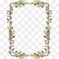 矢量植物边框-空若网 矢量植物边框-空若网