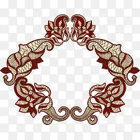 矢量装饰斑驳对称-空若网 矢量装饰斑驳对称-空若网