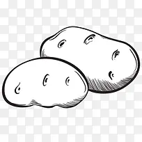 卡通手绘土豆-空若网 卡通手绘土豆-空若网