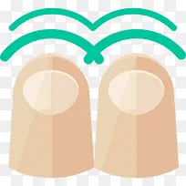 手指图标-空若网 手指图标-空若网