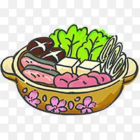 卡通手绘夏日美食插画-空若网 卡通手绘夏日美食插画-空若网