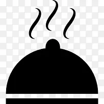 钟形盖热盘图标-空若网 钟形盖热盘图标-空若网