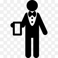 服务员图标-空若网 服务员图标-空若网