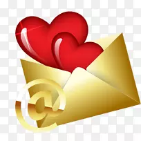 爱桌面壁纸情人节信封邮件-空若网 爱桌面壁纸情人节信封邮件-空若网
