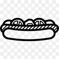 热狗图标-空若网 热狗图标-空若网