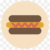 热狗图标-空若网 热狗图标-空若网