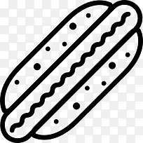 热狗图标-空若网 热狗图标-空若网