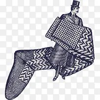 手绘创意英伦素材-空若网 手绘创意英伦素材-空若网