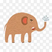 扁平化卡通 小象-空若网 扁平化卡通 小象-空若网