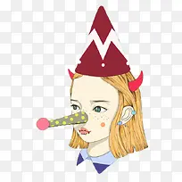 手绘女孩-空若网 手绘女孩-空若网