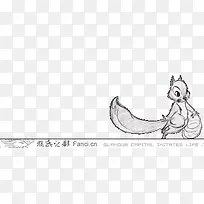 松鼠 卡通-空若网 松鼠 卡通-空若网