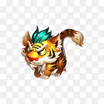 手绘卡通老虎-空若网 手绘卡通老虎-空若网