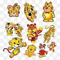 卡通可爱老虎-空若网 卡通可爱老虎-空若网
