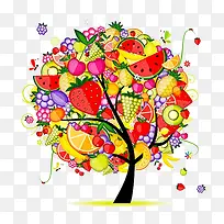 缤纷水果树-空若网 缤纷水果树-空若网