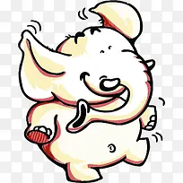 手绘可爱小象创意-空若网 手绘可爱小象创意-空若网